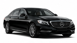 Mercedes Classe S noire — berline de luxe avec chauffeur