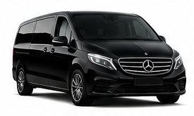 Mercedes Classe V noire — van 7 passagers